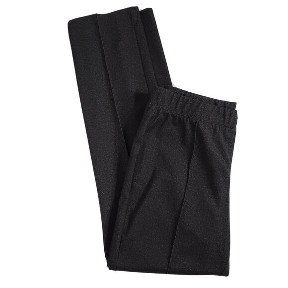 Chico's Womens Pants Sz 0 Small 4 Dark Gray Pull On Stretch Front Seams Mid Rise - Picture 4 of 14